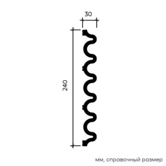 Декоративная панель Европласт