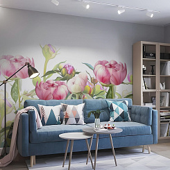 Обои Artmegahome Дизайнерские цветы