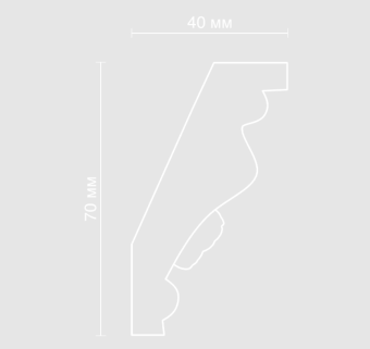 Карниз орнаментальный Artpole