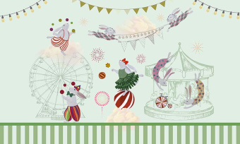 Фотообои Wall Street Circus