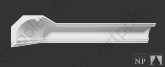 Карниз гладкий Artpole