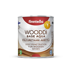 Грунтовка для дерева глубокого проникновения на водной основе Finntella WOODDI BASE AQUA Polyuretaani-akryyli