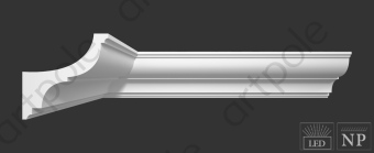 Карниз гладкий Artpole