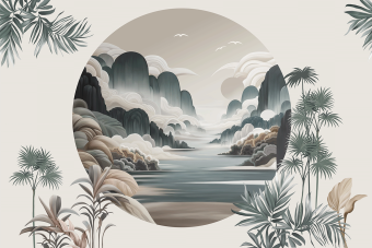 Фотообои Respace Модерн  Туманный оазис