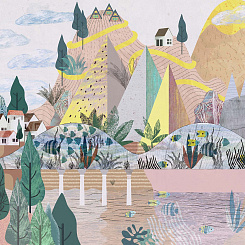 Фотообои Wall Street City Garden