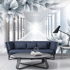 Обои Artmegahome Дизайнерские цветы