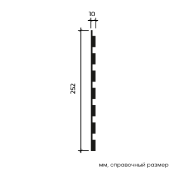 Декоративная панель Европласт