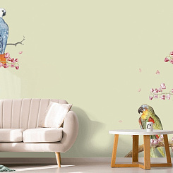 Обои Artmegahome Фламинго и птицы