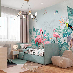 Обои Artmegahome Фламинго и птицы