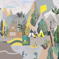 Фотообои Wall Street City Garden