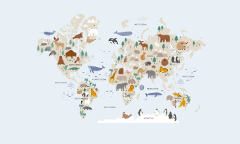 Фотообои Respace Детские  Зверополис