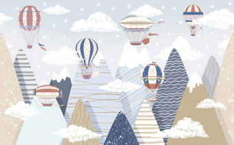 Фотообои Respace Детские  Перелёт через Альпы