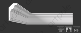 Карниз гладкий Artpole