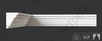 Карниз гладкий Artpole