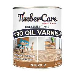 Профессиональный износостойкий лак на масляной основе TIMBERCARE PRO OIL VARNISH