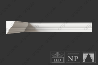 Карниз гладкий Artpole