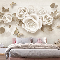 Обои Artmegahome Дизайнерские цветы
