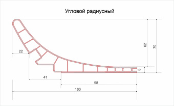 Радиусный элемент Wallpanels