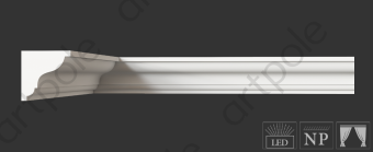 Карниз гладкий Artpole