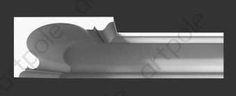 Карниз гладкий Artpole