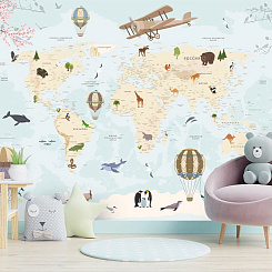 Обои Artmegahome Детские карты