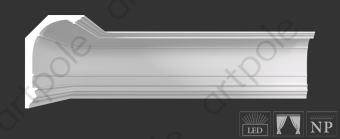 Карниз гладкий Artpole