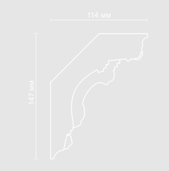 Карниз орнаментальный Artpole