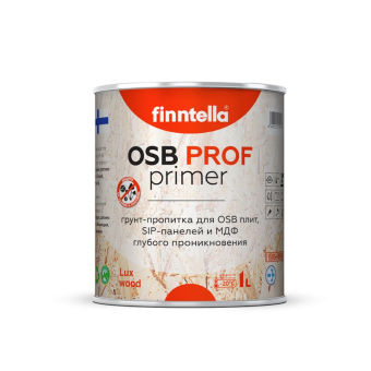 Грунт-пропитка глубокого проникновения для ОСБ, SIP-панелей и МДФ Finntella PROF OSB Primer