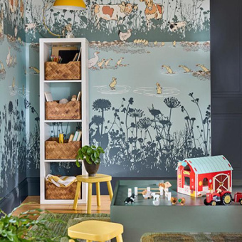 Обои Little Greene Storybook Papers