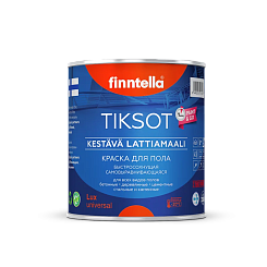 Краска для пола уретан-алкидная Finntella TIKSOT Kestävä lattiamaali