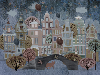 Фотообои Wall Street WONDER CAT