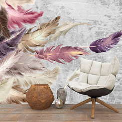 Обои Artmegahome Перья