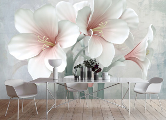 Фотообои Artmegahome Дизайнерские цветы