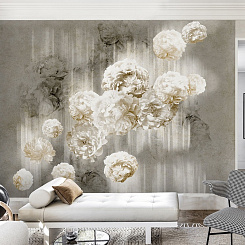 Обои Artmegahome Дизайнерские цветы