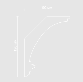 Карниз орнаментальный Artpole