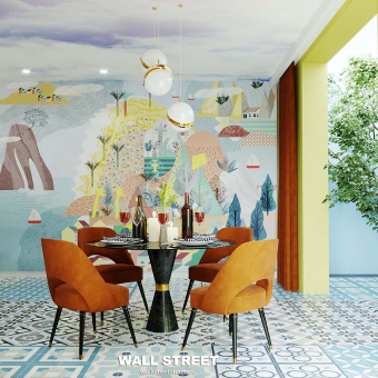 Фотообои Wall Street City Garden