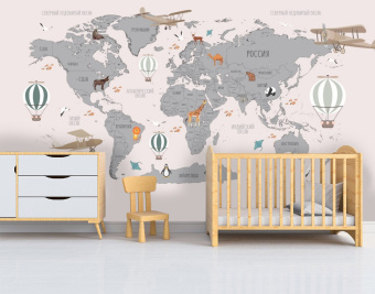Фотообои Artmegahome Детские карты