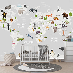 Обои Artmegahome Детские карты