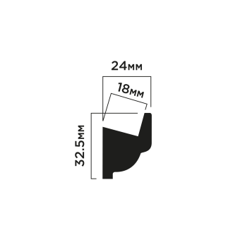 Молдинг HI WOOD под подсветку