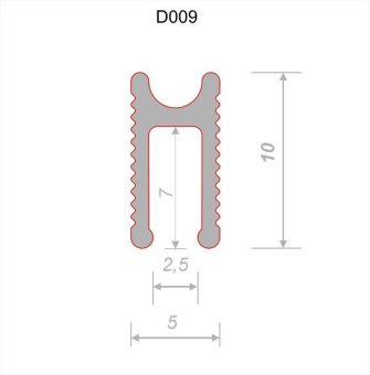 Теневой профиль Engineering Универсальный Анодированный 