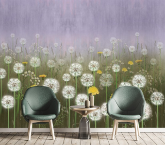 Фотообои Artmegahome Дизайнерские цветы