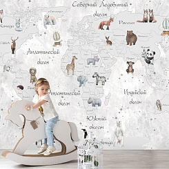 Обои Artmegahome Детские карты