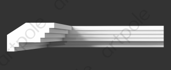 Карниз гладкий Artpole