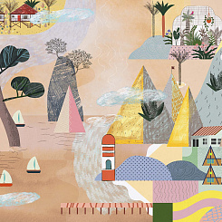 Фотообои Wall Street City Garden