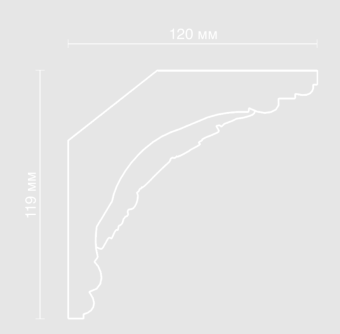 Карниз орнаментальный Artpole