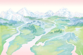 Фотообои Respace Горы