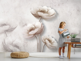 Фотообои Artmegahome Дизайнерские цветы