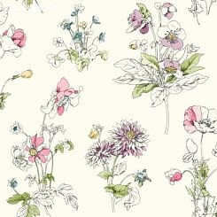 Обои York Waverly Garden Party
