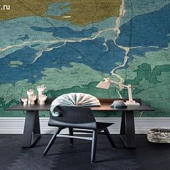 Фотообои Rebel Walls No 5 - Maps